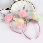 Headband Manufacturer - OEM Custom Pom Pom Ball & Unicorn Design