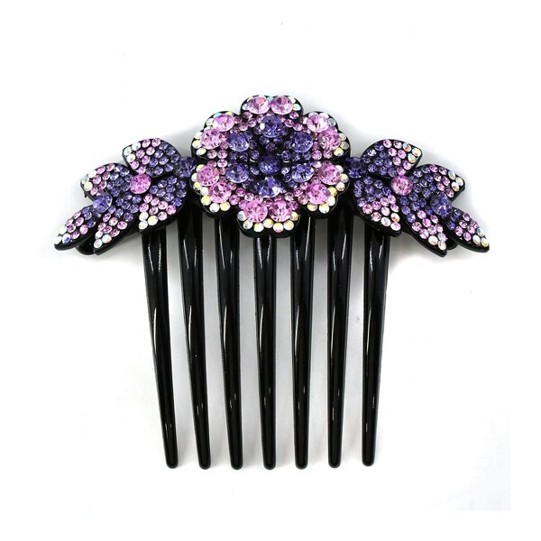 Hair Comb Manufacturer - Custom Seven Tooth Hair Pin & Rhinestone