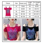 Ice Silk T-shirt Factory - OEM Custom Rhinestone & Mesh Sleeve