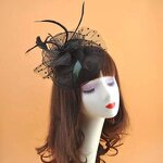 Fascinator Manufacturer - OEM Custom Feather & Net Yarn Hairpin