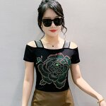 Off Shoulder T-shirt Manufacturer - OEM Custom Design & Ice Silk