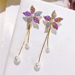 Stud Earrings Manufacturer - OEM Custom S925 & Crystal Tassel