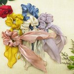 Hair Scrunchies Manufacturer - OEM Custom Bow Knot & Satin Fabric