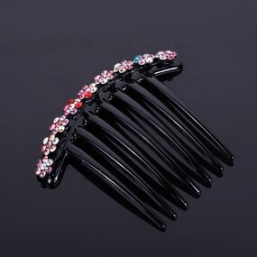 Hairpin Manufacturer - OEM Custom Rhinestone & Seven-tooth Comb