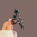 Hair Claw Manufacturer - OEM Custom Alloy Shark Clip & Crystal