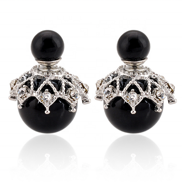 Pearl Earrings Manufacturer - OEM Custom 925 Silver & Double Pearl