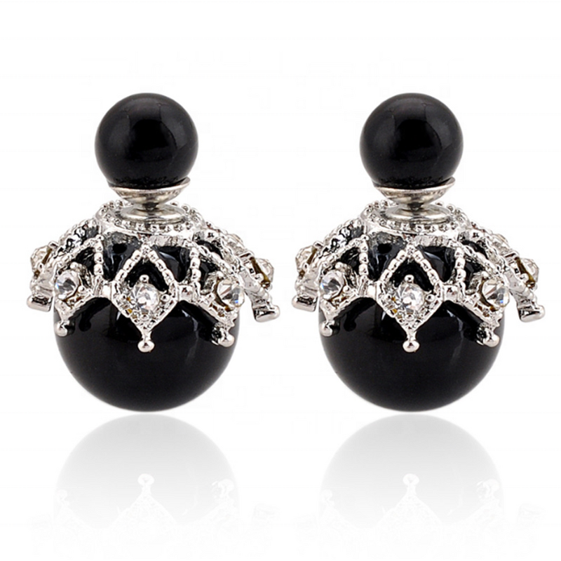 Pearl Earrings Manufacturer - OEM Custom 925 Silver & Double Pearl