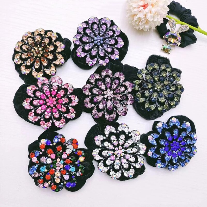 Hair Scrunchy Manufacturer - OEM Custom Velvet & Acrylic Flower Band