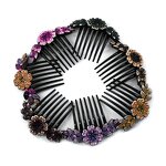 Hair Comb Manufacturer - Custom Seven Tooth Hair Pin & Rhinestone