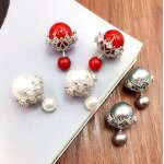 Pearl Earrings Manufacturer - OEM Custom 925 Silver & Double Pearl