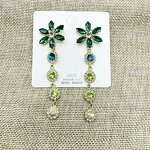 Drop Earrings Factory - OEM Custom Crystal Tassel & Petal Design