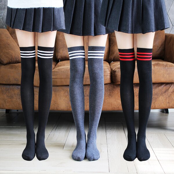 Over Knee Socks Factory - OEM Custom Striped & Spring Autumn