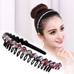 Headband Manufacturer - OEM Custom Rhinestone Flower & Water Ripple