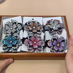 Hairband Factory - OEM Custom Velvet & Acrylic Rhinestone Flowers