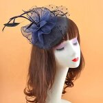 Fascinator Manufacturer - OEM Custom Feather & Net Yarn Hairpin