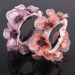 Banana Clip Factory - OEM Custom Embroidered Flowers & Twist Design