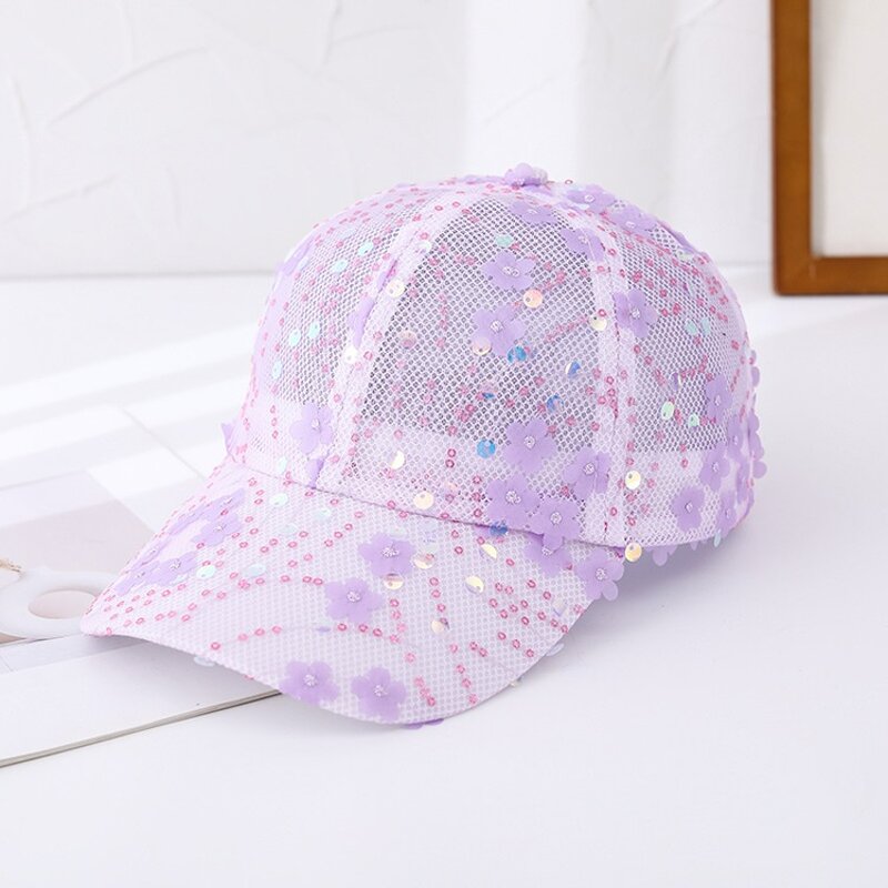 Baseball Cap Manufacturer - OEM Custom Mesh & Sequins Sunshade