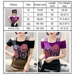Off Shoulder T-shirt Manufacturer - Custom Hot Press Floral & Rhinestone