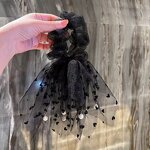 Hair Scrunchy Factory - OEM Custom Mesh & Pearl Ponytail Holder