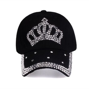 Baseball Cap Factory - OEM Custom Denim & Rhinestone Crown