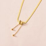 Necklace Factory - OEM Custom Butterfly Charm & Tassel Design