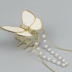 Hair Claw Manufacturer - OEM Custom Alloy Butterfly & Tassel Clip