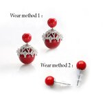 Pearl Earrings Manufacturer - OEM Custom 925 Silver & Double Pearl