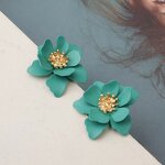 Stud Earrings Manufacturer - OEM Custom Colorful Plating & Flower