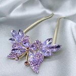 Hair Comb Factory - OEM Custom Big Butterfly & Rhinestone Design