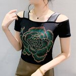 Off Shoulder T-shirt Manufacturer - OEM Custom Design & Ice Silk
