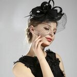 Fascinator Factory - Bulk Custom Black Feather & Party Hat