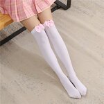 Knee-high Socks Factory - Bulk Custom Velvet & Bowknot Design