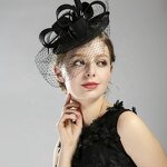 Fascinator Factory - Bulk Custom Black Feather & Party Hat