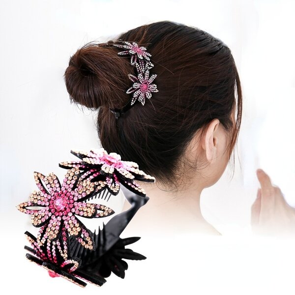 Banana Clip Factory - Bulk Custom Ponytail Buckle & Flower Headwear