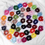 Hair Scrunchies Factory - Bulk Custom Velvet & 45 Colors Pack