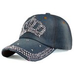 Baseball Cap Factory - OEM Custom Denim & Rhinestone Crown