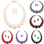 Jewelry Set Factory - Bulk Custom Choker & Big Pearl Necklace