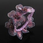 Banana Clip Factory - OEM Custom Embroidered Flowers & Twist Design