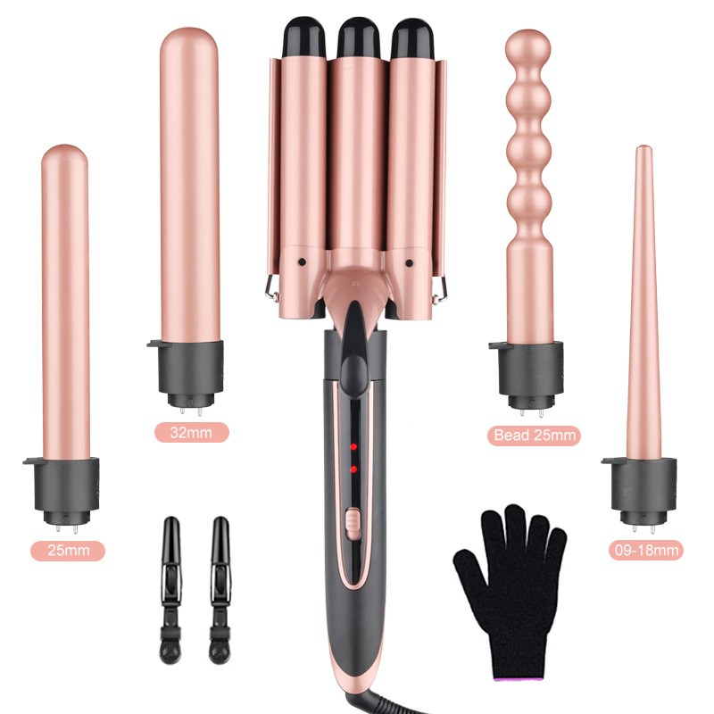 Curling Iron Set Factory - OEM 5 in 1 Interchangeable Styler