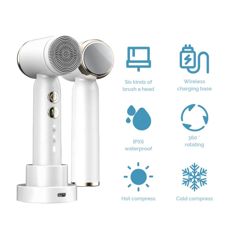 Electric Facial Brush Manufacturer - OEM Rechargeable Silicon