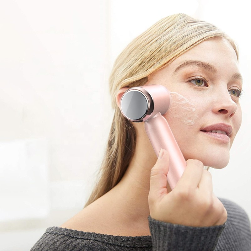 Electric Facial Brush Manufacturer - OEM 4 Heads Hot Cold