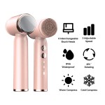 Electric Facial Brush Manufacturer - OEM 4 Heads Hot Cold