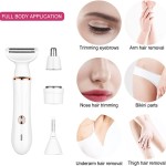Hair Removal Epilator Manufacturer - OEM 4 in 1 USB Razor