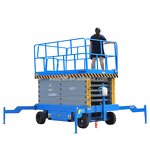 Mobile Scissor Lift Manufacturer - 8m Aerial Platform With Tire