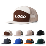 Mesh Snapback Factory - OEM/ODM Custom 7 Panel Flat Brim