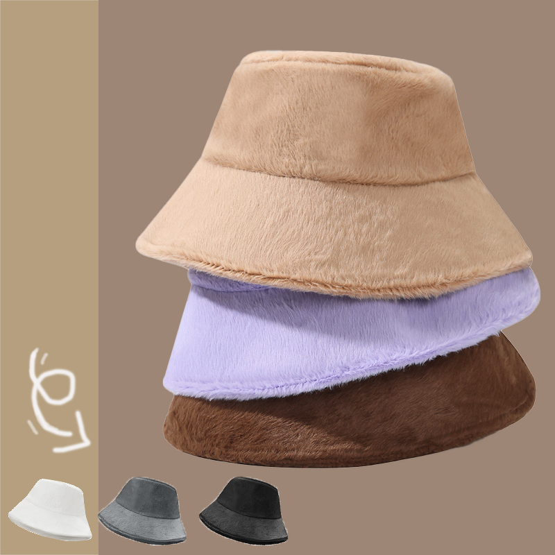 Faux Fur Bucket Hat Manufacturer - OEM/ODM Custom Winter Hat