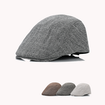 Linen Newsboy Hat Factory - OEM/ODM Custom Retro Cap