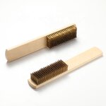 Copper Wire Brush Factory - OEM/ODM Custom Beech Wooden Handle Brush