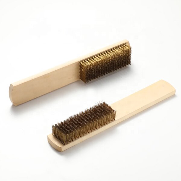 Copper Wire Brush Factory - OEM/ODM Custom Beech Wooden Handle Brush