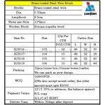 Industry Brush Factory - OEM/ODM Custom Wooden Handle Wire Brush